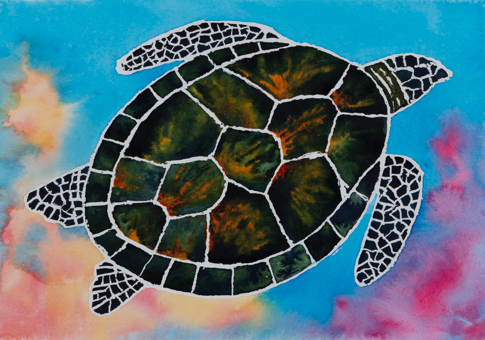 Gary Hindmarsh Turtle 1 Unlocked £3,000 edition. Ltd edition print 25